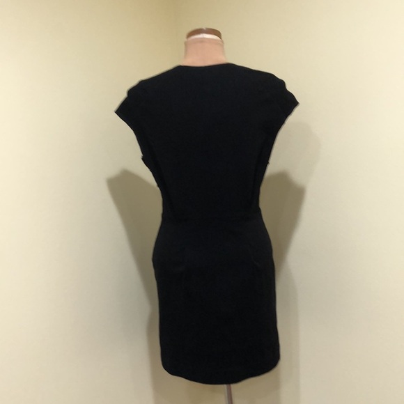 Isabel Marant Dress Size 2 Medium Black Pleated Mini - Picture 6 of 10